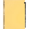 Business Source A-Z Black Leather Tab Index Dividers, PK25 01181